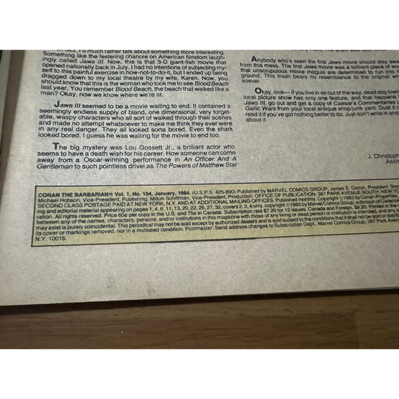 Marvel Comics, Conan The Barbarian Lot of 4, #125,136,148, & 154 1980s Fair/Good - Picture 14 of 16